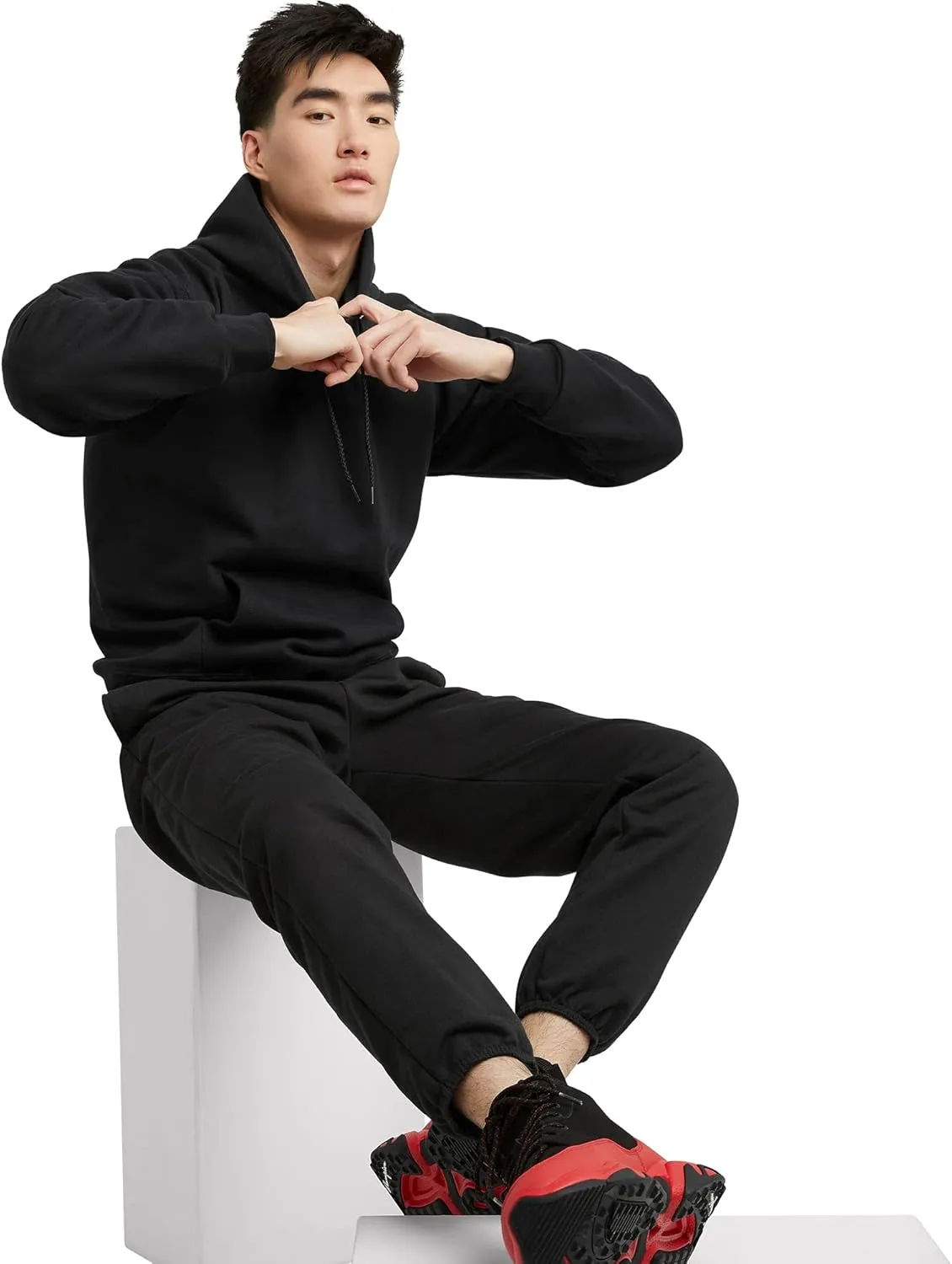 Hanes Men's Sweatpants, Ultimate Cotton Fleece Sweatpants, Joggers with Pockets for Men
