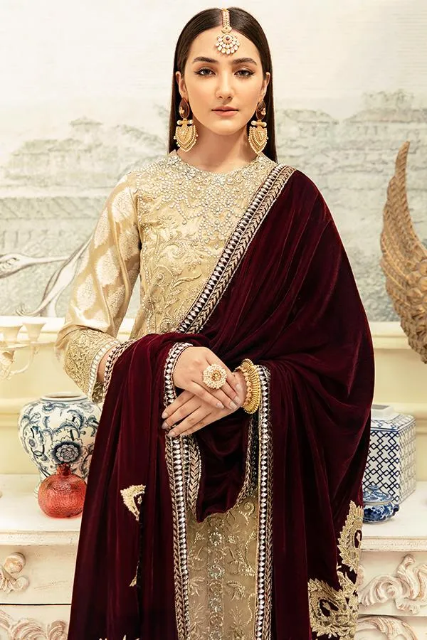 Imrozia La-Heritage · Festive Velvet Collection – I.V-01 Garnet Dorée
