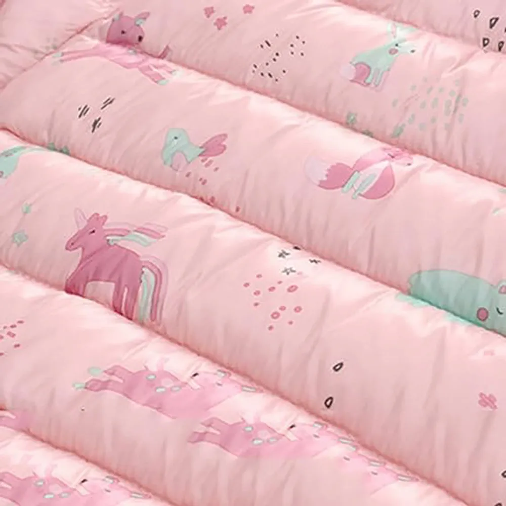 Little Surprise Box Pink Hoodie Style Dino theme Winter Jacket/ Warmer for Toddlers & Kids