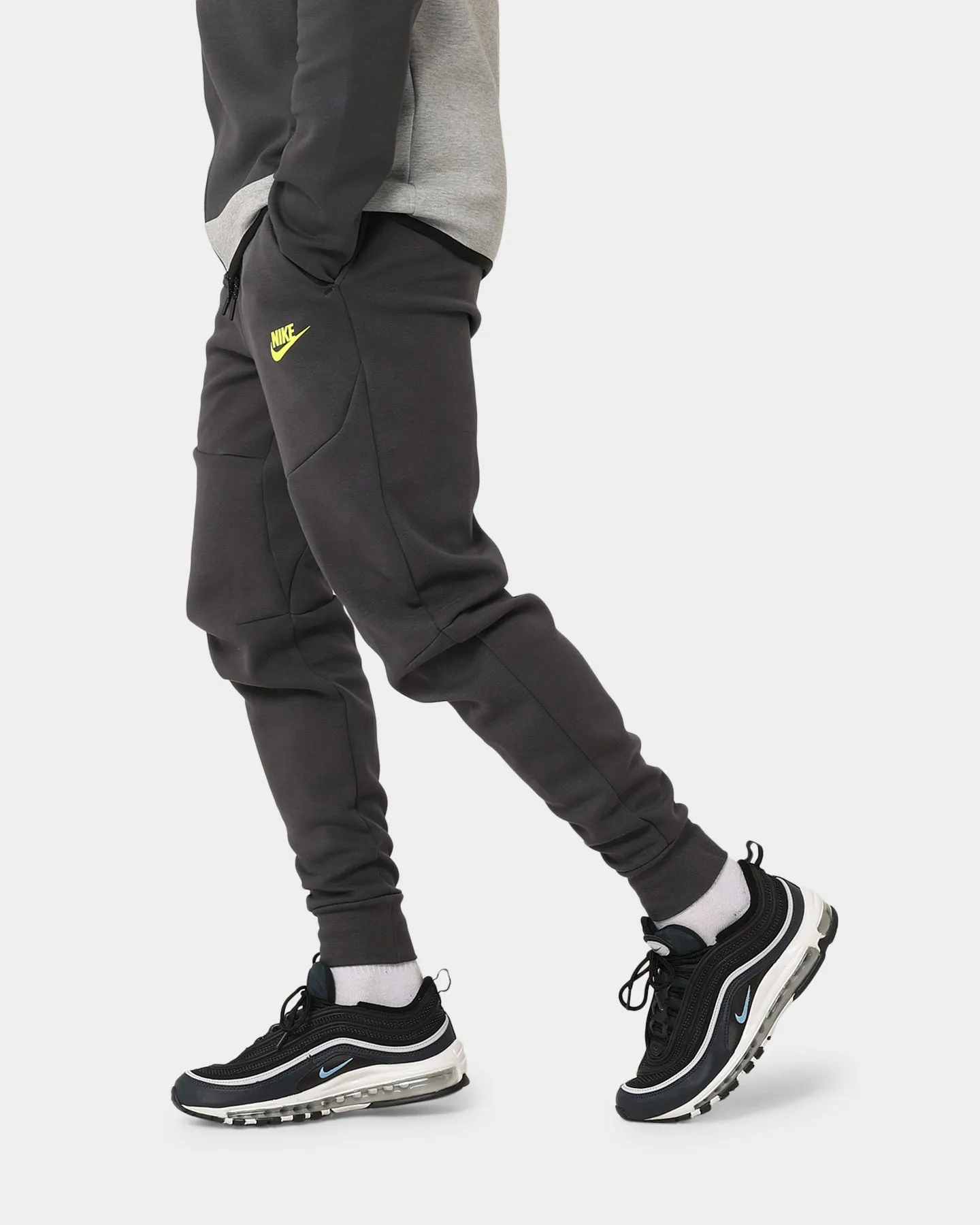 Nike Sportswear Tech Fleece Joggers Anthracite/Volt