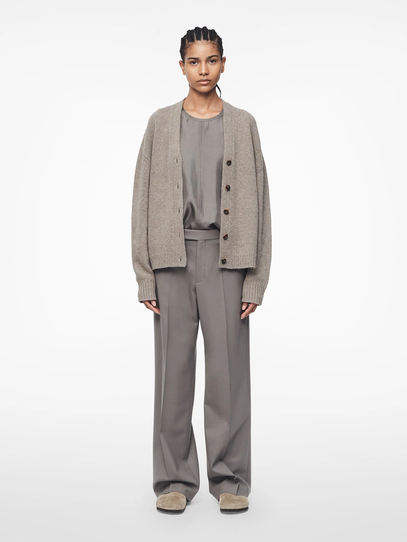 Oversized Trouser in Shale