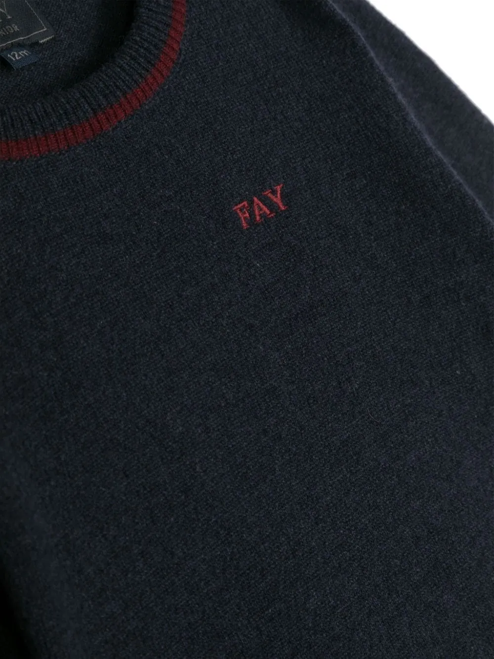 Pullover con toppe gomiti Fay