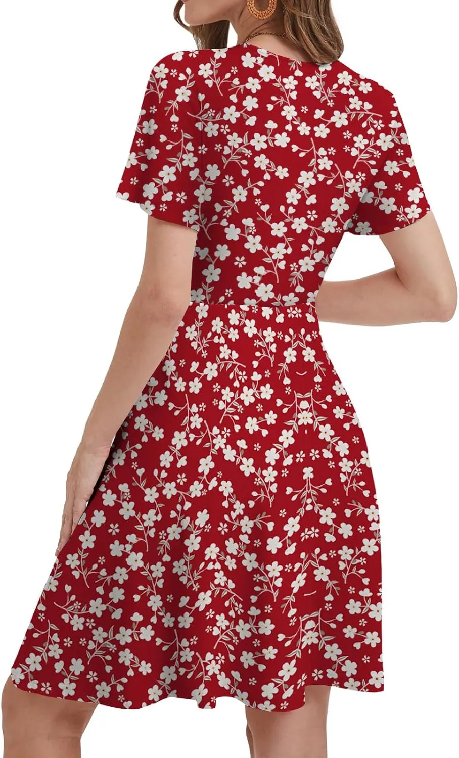 Summer Dresses for Women 2025 Spring Break Essentials Floral Sundresses Elegant Classy Clothes Fashion Outfit Plus Size